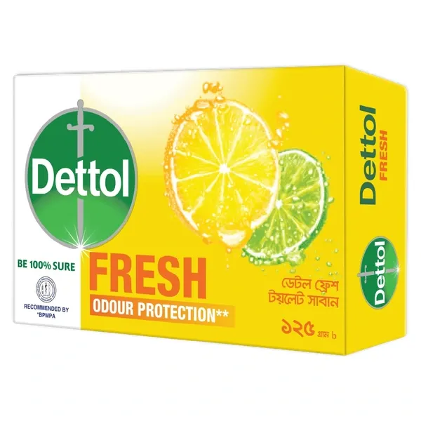 Dettol Fresh Antibacterial Bathing Bar with Odour 