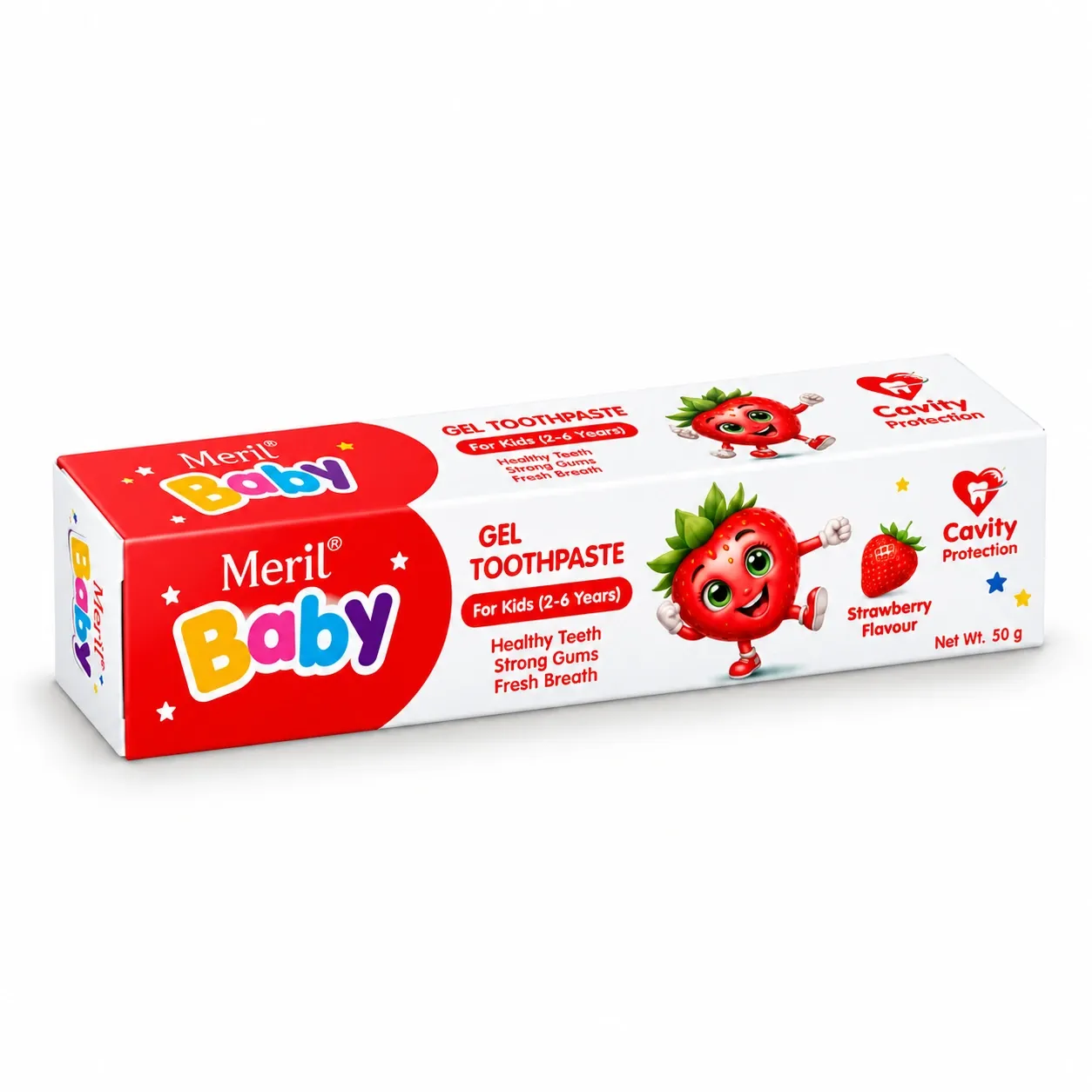 Meril Baby Gel Toothpaste Strawberry 