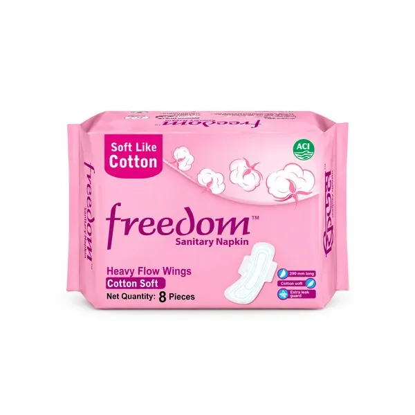 Freedom Sanitary Napkin Cotton Soft 8Pads
