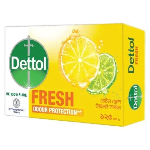 Dettol Fresh Antibacterial Bathing Bar with Odour 